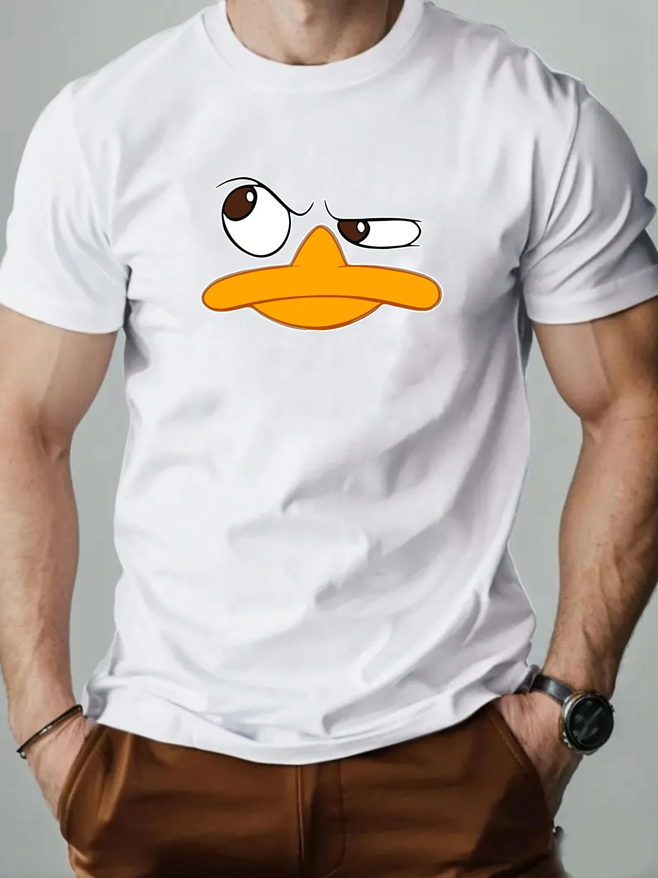 Cartoon Print Cotton Tee – Breathable Comfort
