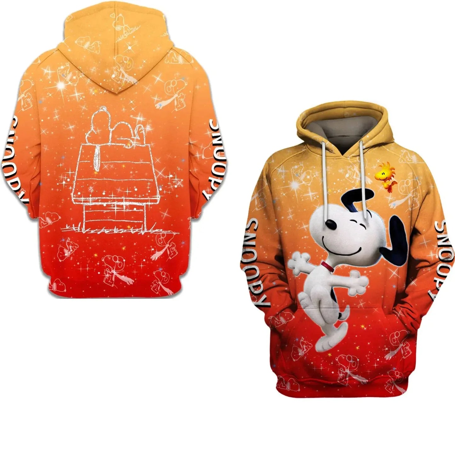 Textured Hoodie with Ribbed Hem