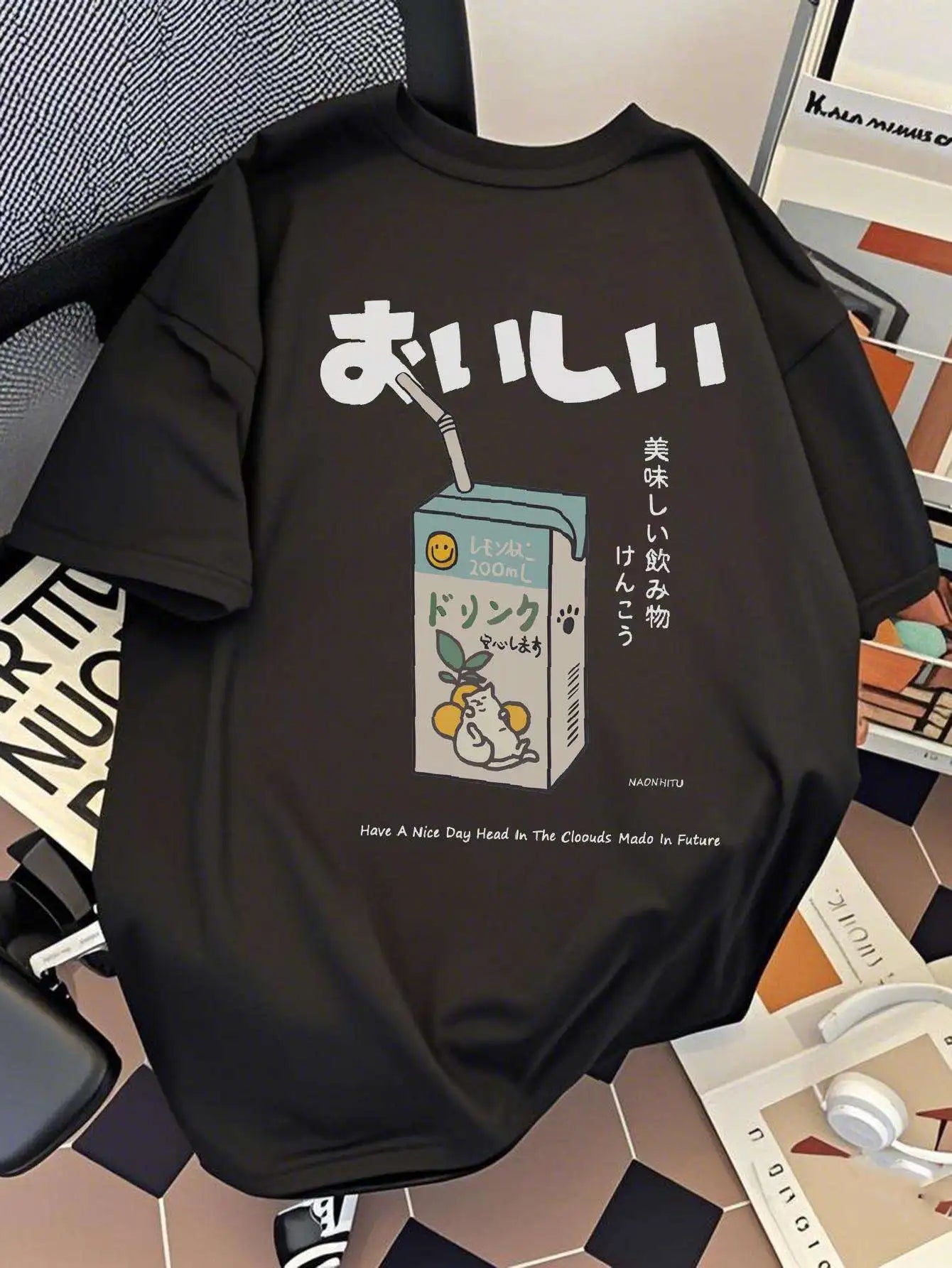 Printed Sports Cotton Tee – Premium Casual