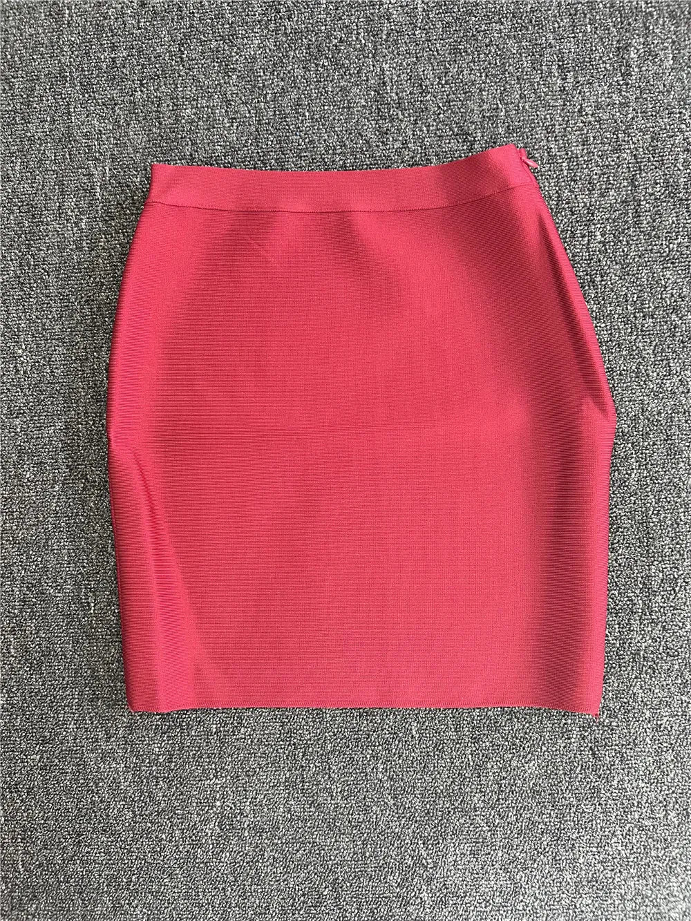 Candy Color Bodycon Mini Skirt — Stretch Party Vibes