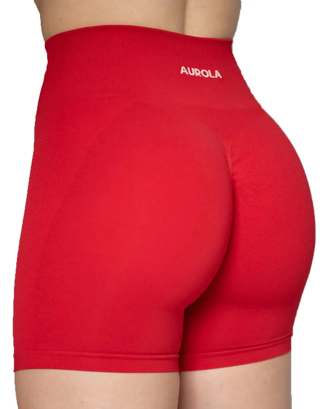 Seamless Scrunch Workout Shorts — Women's High Waist Gym & Yoga Fitness Shorts