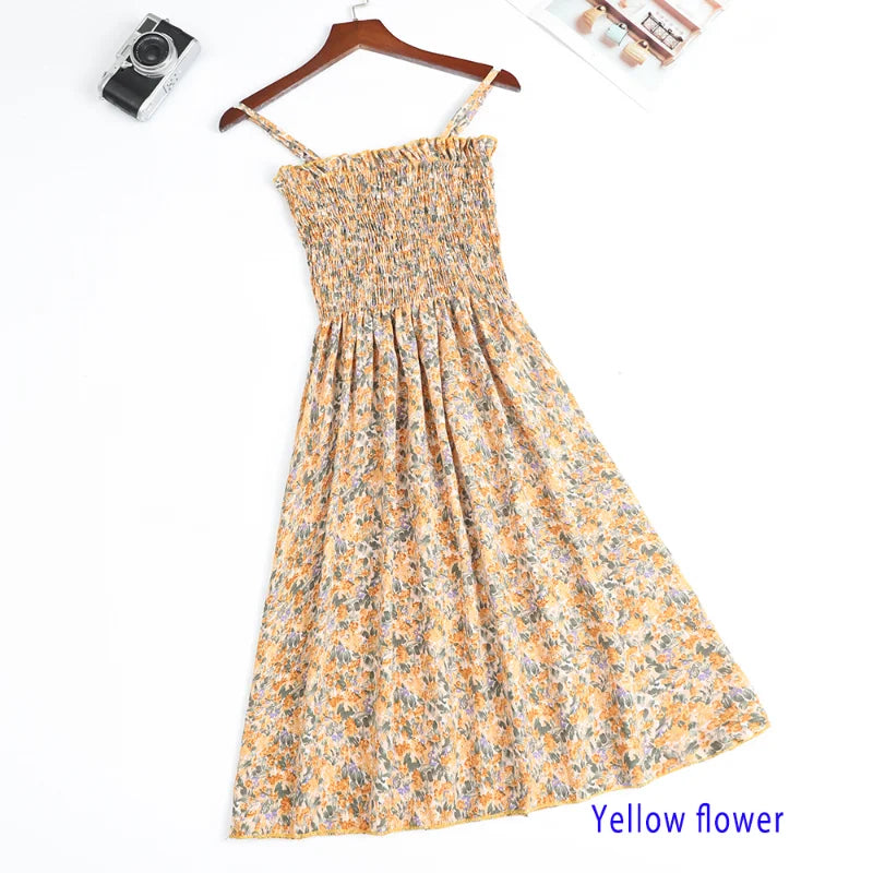 Elegant Contrasting Knit Maxi Dress — O-Neck, Short Sleeve, Metal Buttons