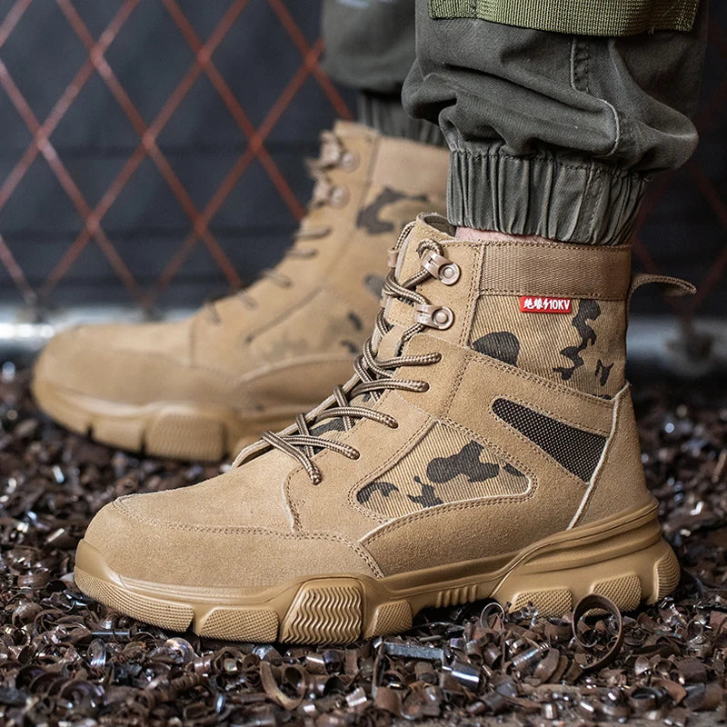 Indestructible Safety Sneakers — Steel Toe & Puncture-Proof Tactical Shoes