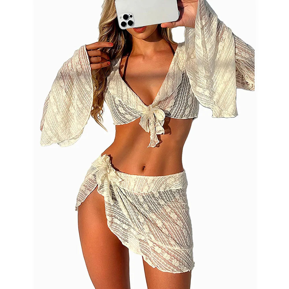 Lettuce Trim Bikini Set