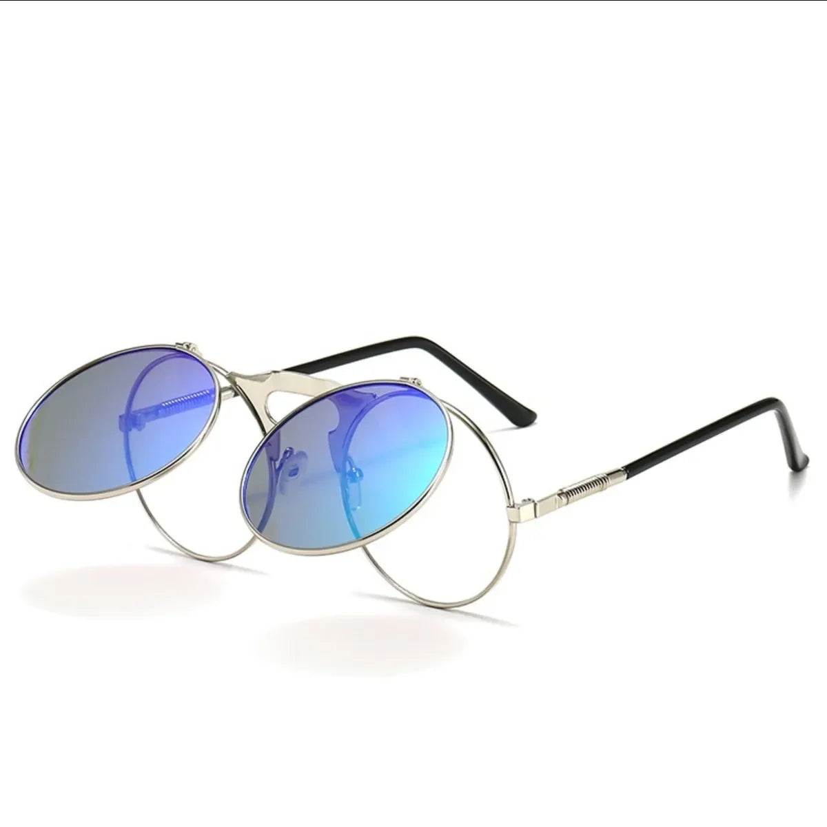 FlipLens Retro | Steampunk Double Lens Sunglasses – Style That Turns Heads