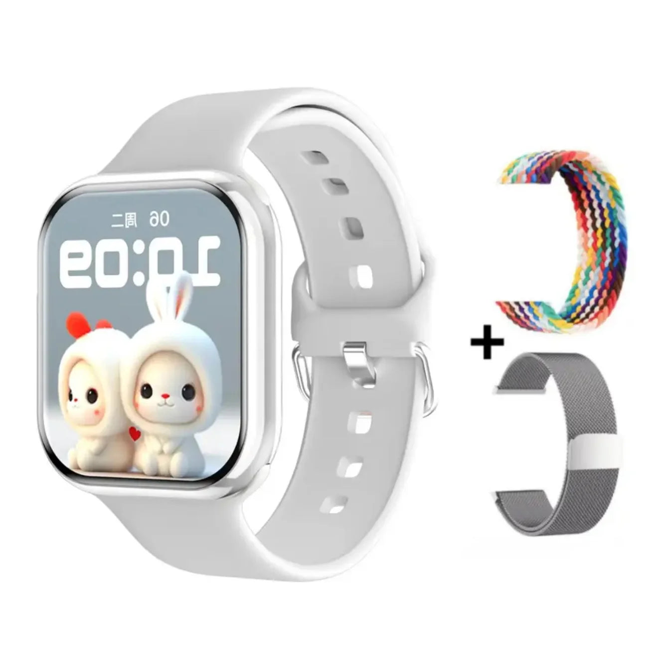 Smartwatch with Body Temp & GPS – NFC, Always-On Display, Sport Design