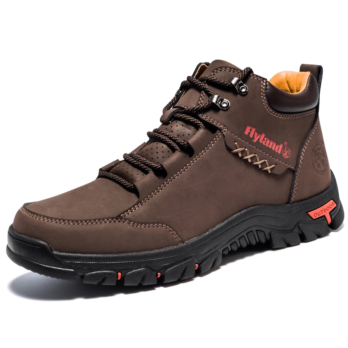 Ankle Leather Sneakers — Casual Office Boots with Sporty Finish