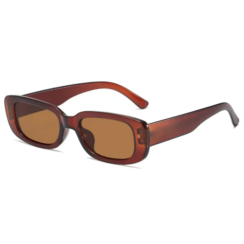 Retro Rectangle Sunglasses – Polarized Square Driving & Fishing UV400 Eyewear