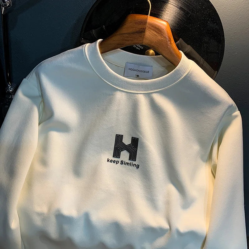 Stretch Fit Printed Sweater