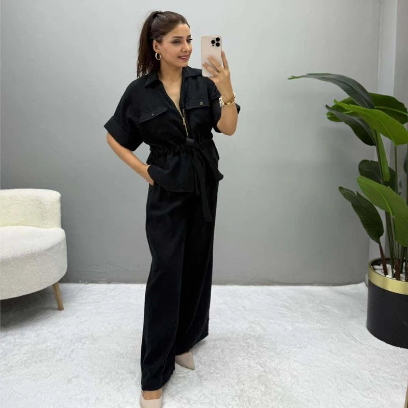Loose Shirt & Pants Set – Chic Elegant Street Holiday Two Piece