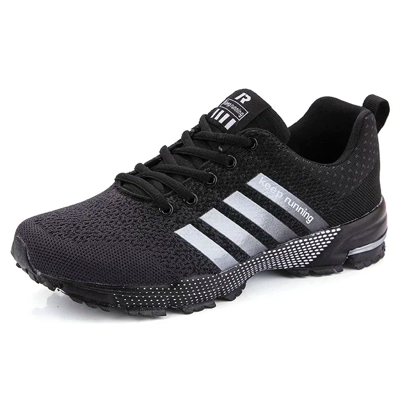 Breathable Mesh Running Sneakers — Lightweight Outdoor Athletic Jogging Shoes