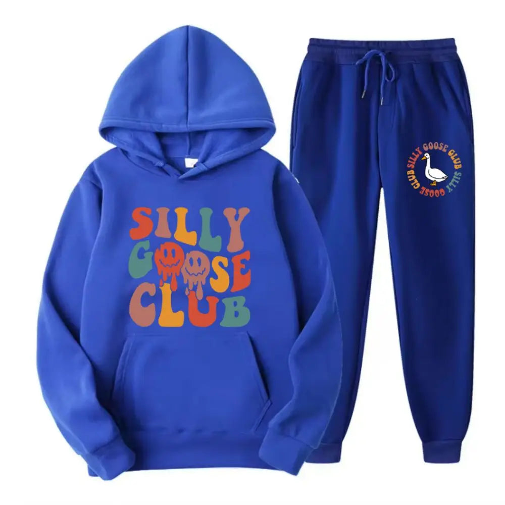 Loose Hoodie & Pants Set – Streetwear Printed Tracksuit