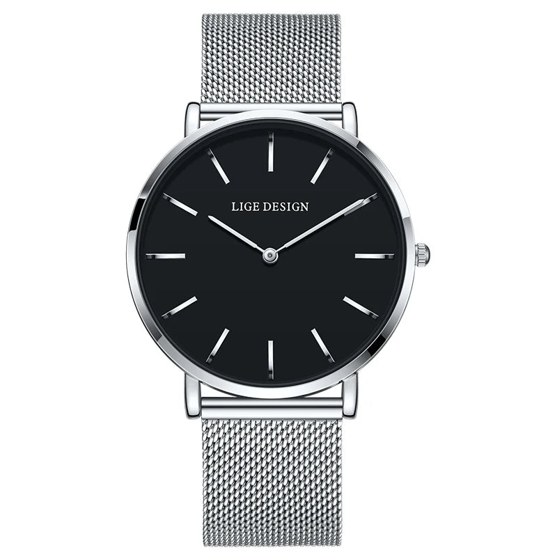 Ceramic Strap Elegant Quartz Watch – Japanese Movement