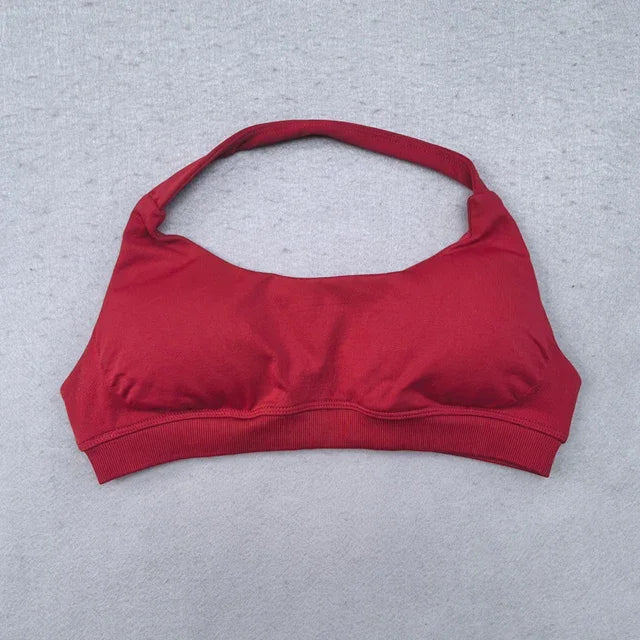 SculptShort Halter Set – Scrunch Fit Yoga Outfit