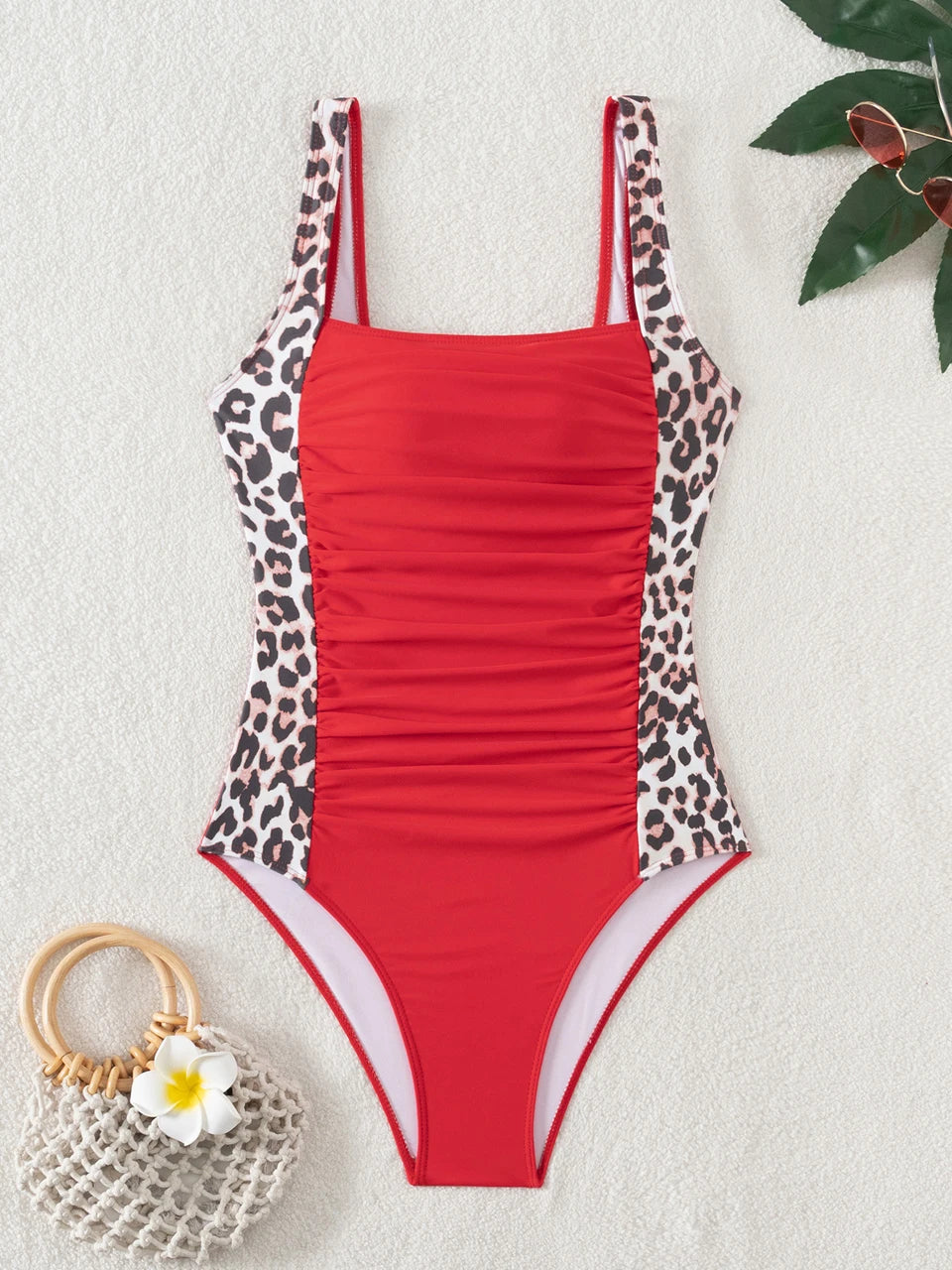 Vintage Leopard One-Piece – Slim Cut Design