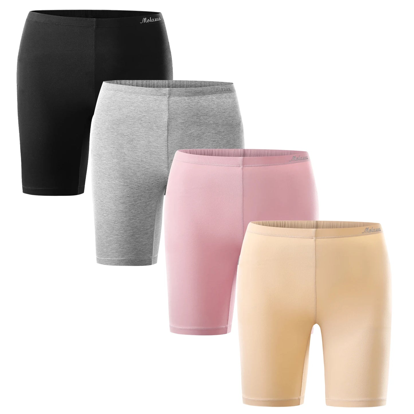 Plus Size Cotton Underwear – High Waist, Soft – 4-Pack