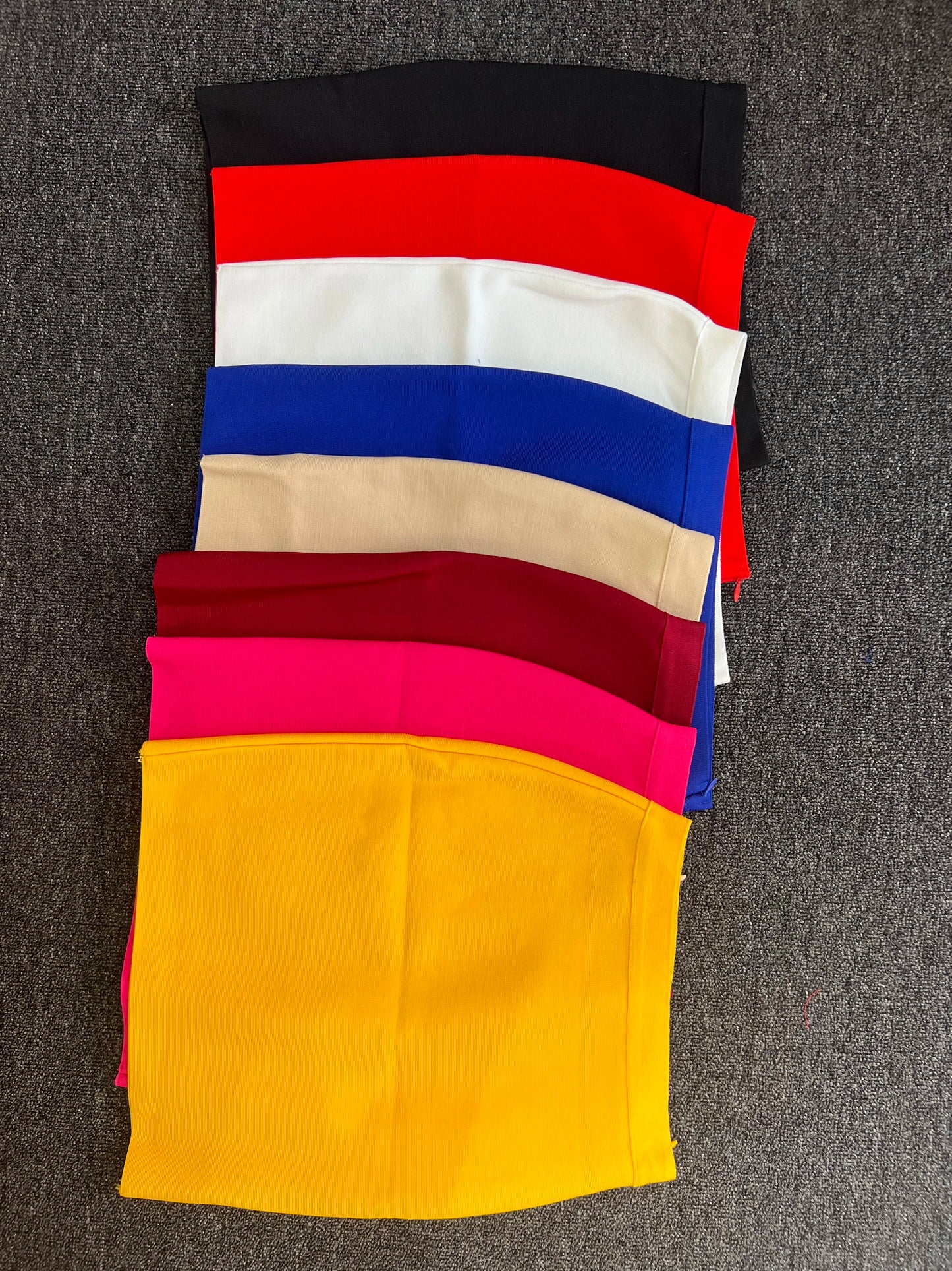 Candy Color Bodycon Mini Skirt — Stretch Party Vibes