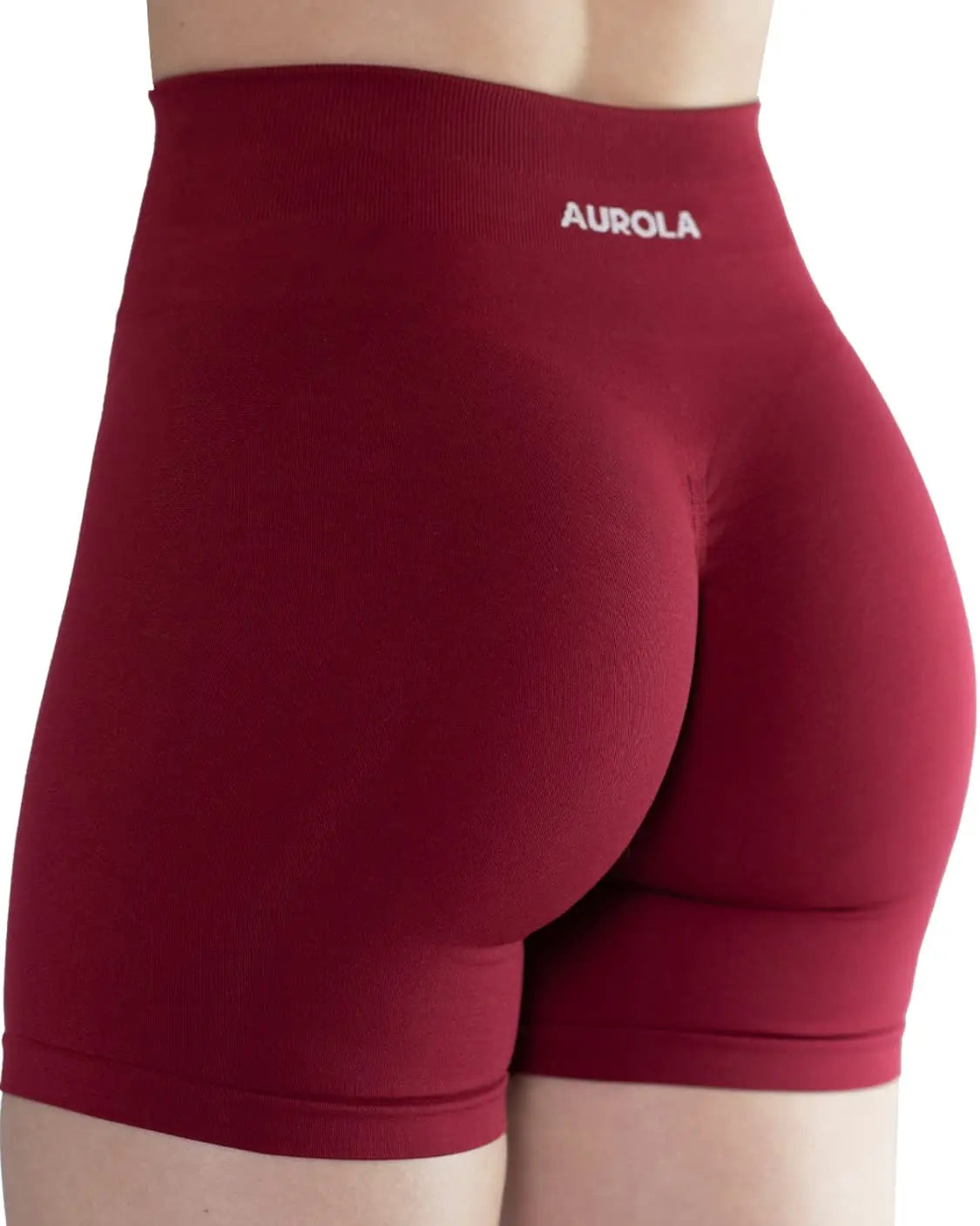Seamless Scrunch Workout Shorts — Women's High Waist Gym & Yoga Fitness Shorts