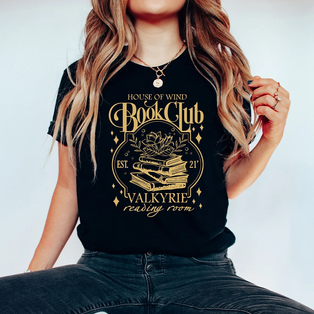 Book Club Sweatshirt — ACOTAR House of Wind Design, Cozy Literary Look