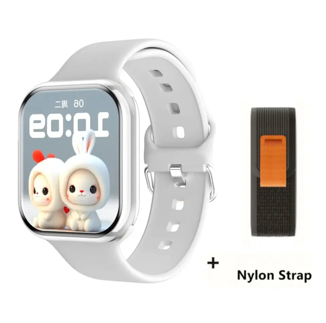 Smartwatch with Body Temp & GPS – NFC, Always-On Display, Sport Design