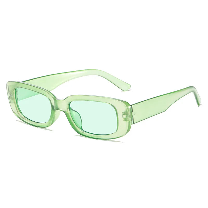 Retro Rectangle Sunglasses – Polarized Square Driving & Fishing UV400 Eyewear