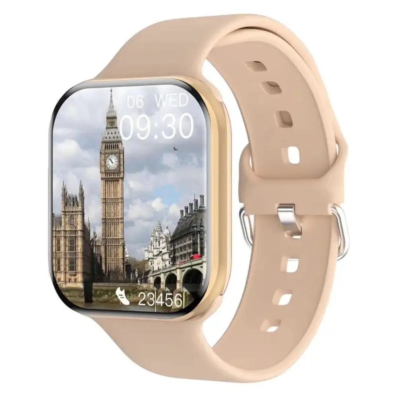Smartwatch with Body Temp & GPS – NFC, Always-On Display, Sport Design