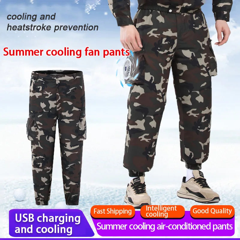 Cooling Tech Breathable Camouflage Outdoor Pants