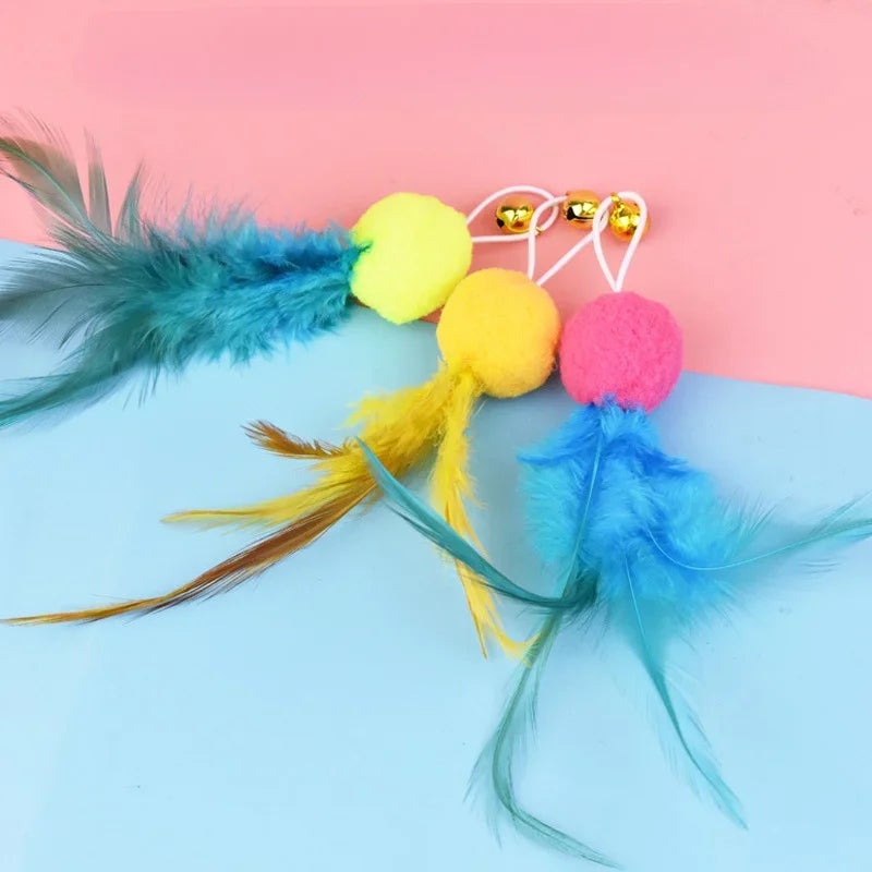 Feather Toys With Bell