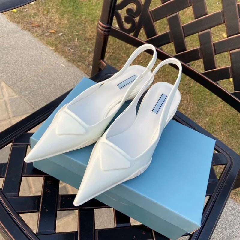 SlingFlex Sandals | Women’s Elegant Slingback Heels – Comfortable, Stylish, Spring-Ready