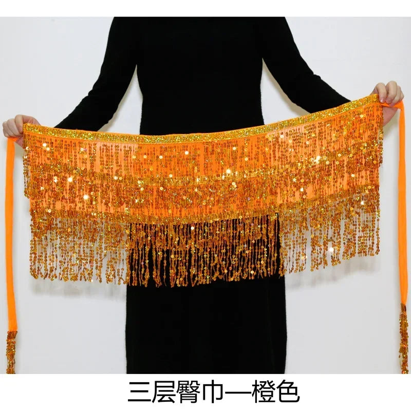 Sequin Tassel Mini Skirt — Dance & Party Ready