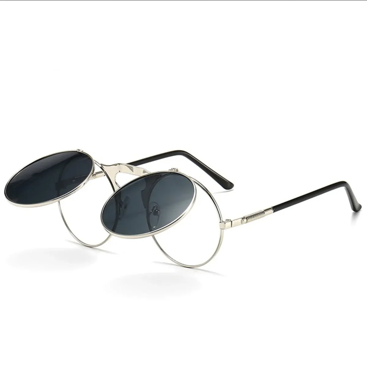 FlipLens Retro | Steampunk Double Lens Sunglasses – Style That Turns Heads