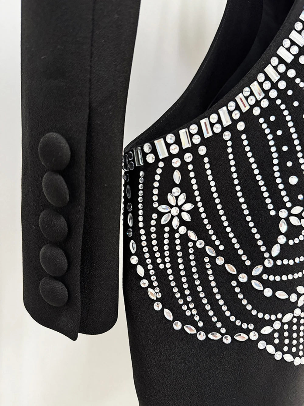 Diamond Blazer & Pants Designer Set