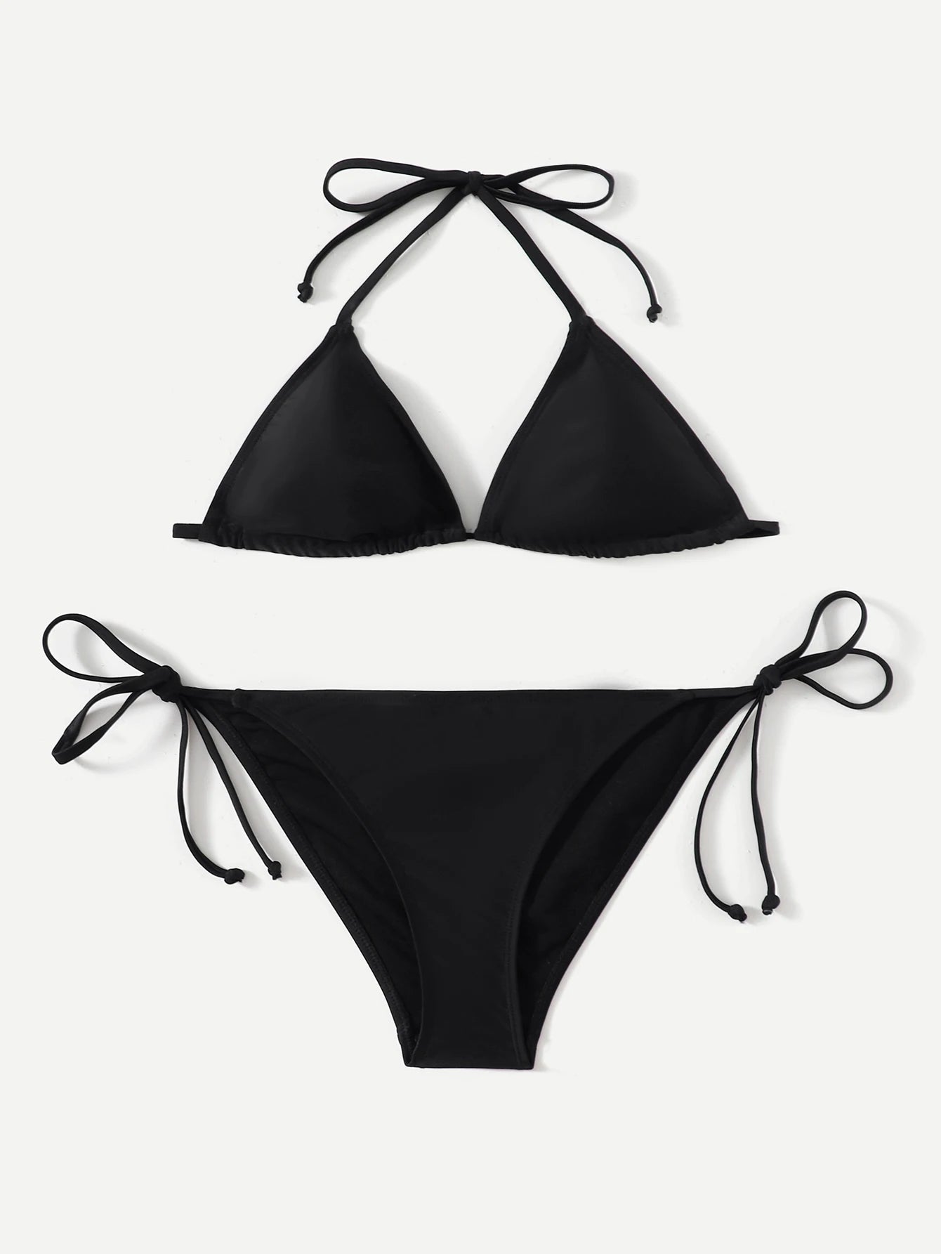 Tie-Side Triangle Bikini – Minimal Summer Fit