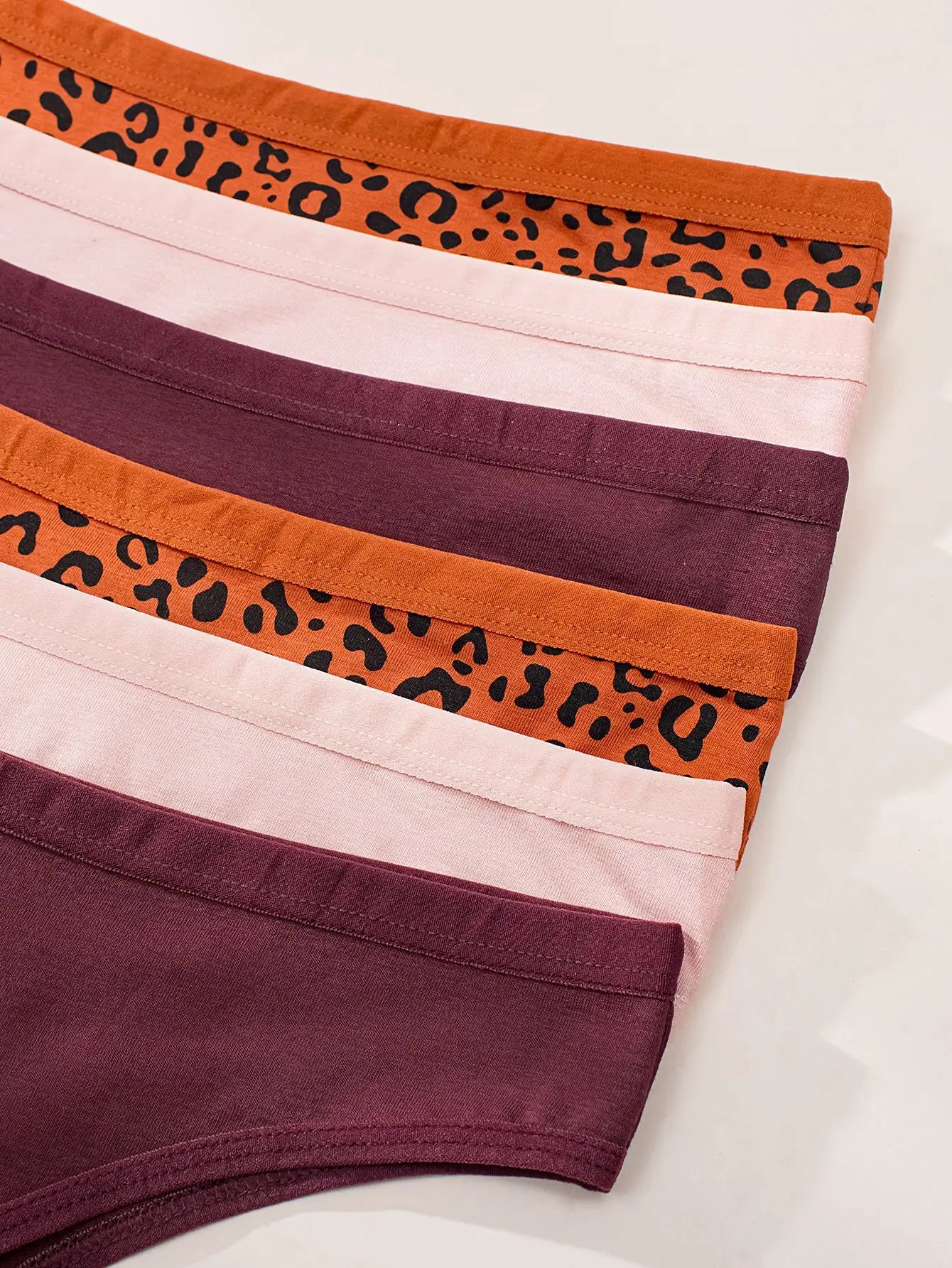 Leopard Print Thongs – Comfortable, Tummy Control – 6-Pack