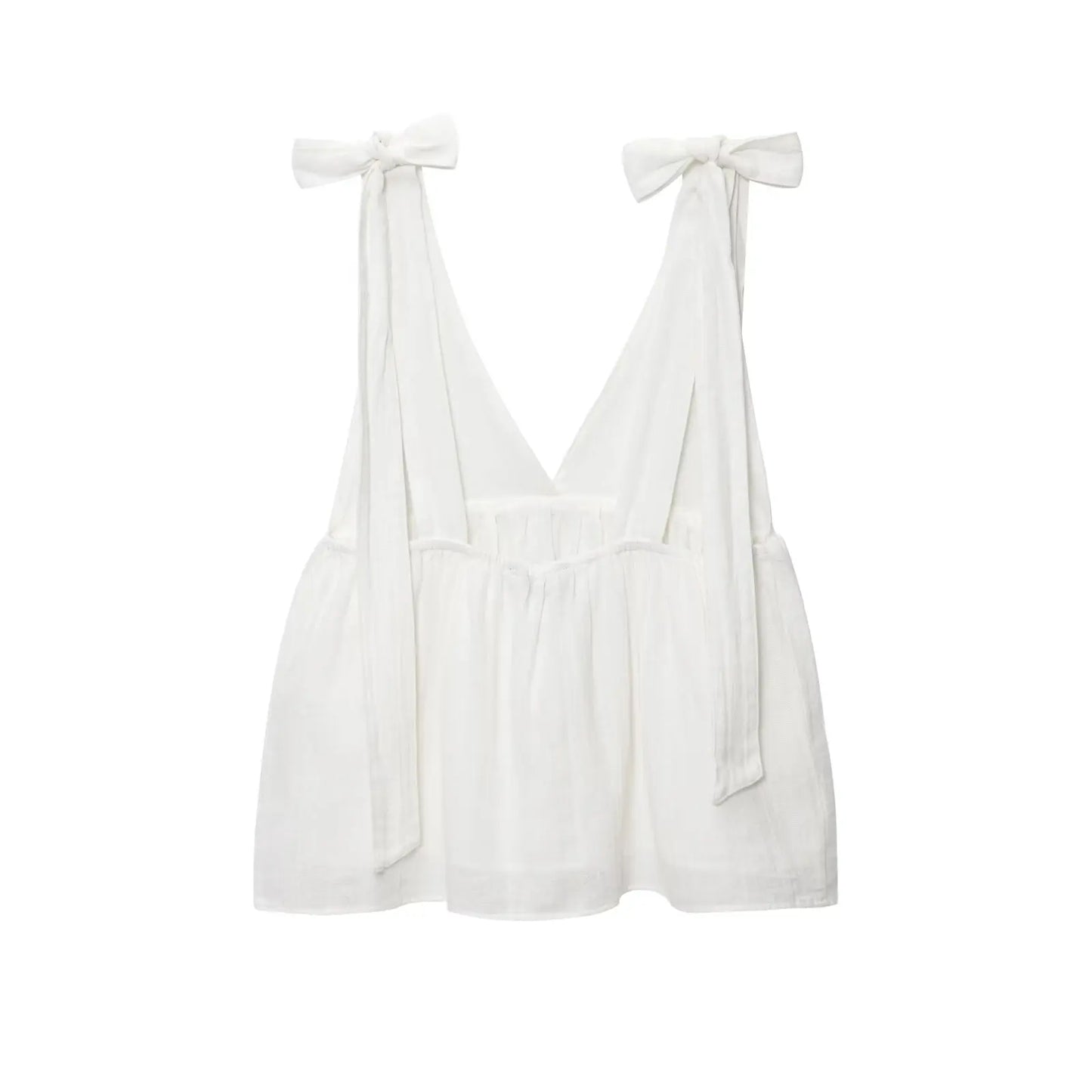 V-Neck Backless Sleeveless Top & Drawstring Slim Shorts Set – Chic Two Piece