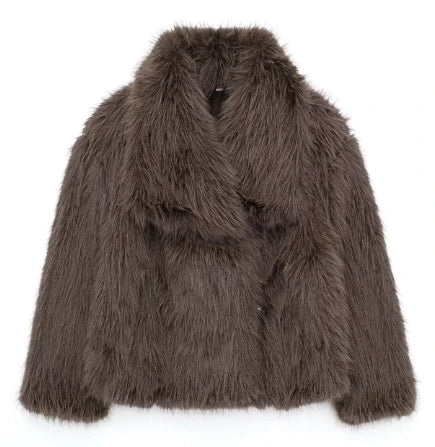 Loose Stand Collar Coat