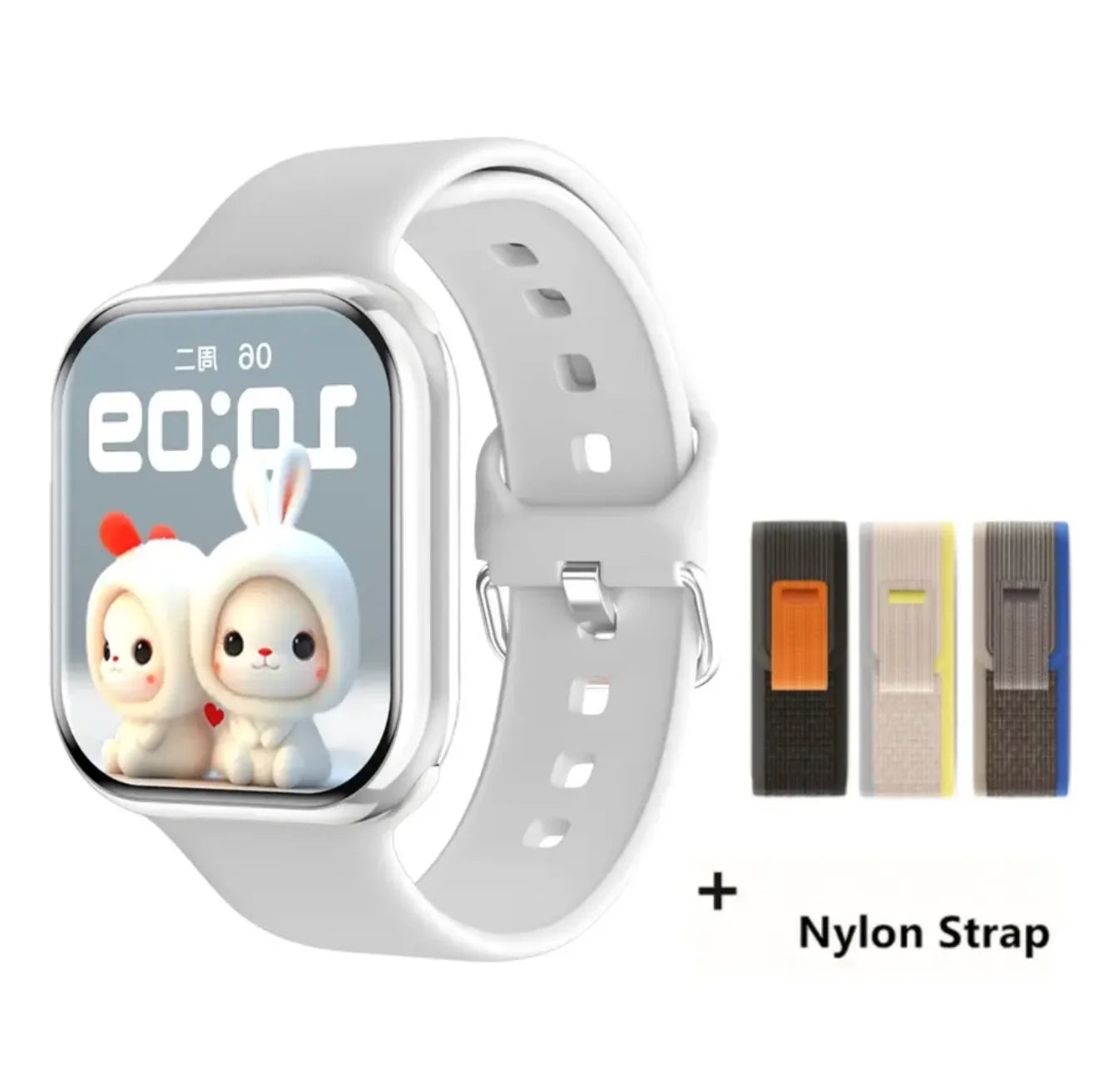 Smartwatch with Body Temp & GPS – NFC, Always-On Display, Sport Design