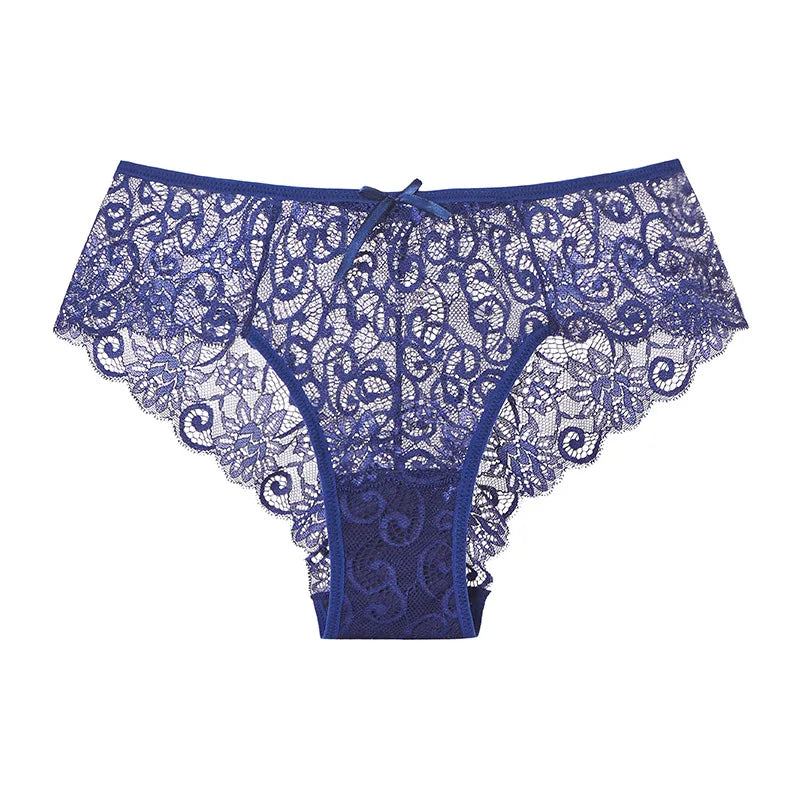 Mid Waist Lace Panties – Breathable, Sexy
