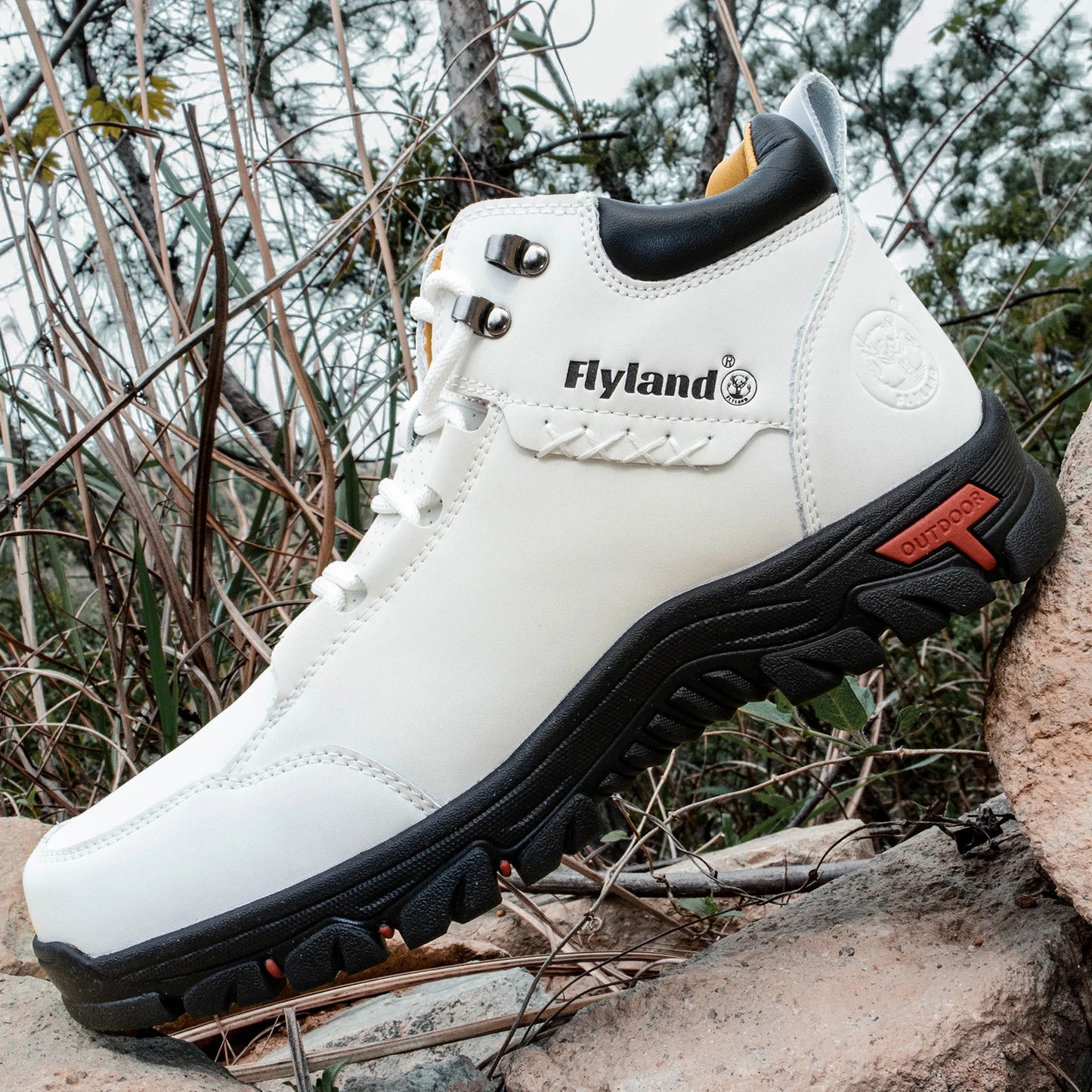 Ankle Leather Sneakers — Casual Office Boots with Sporty Finish