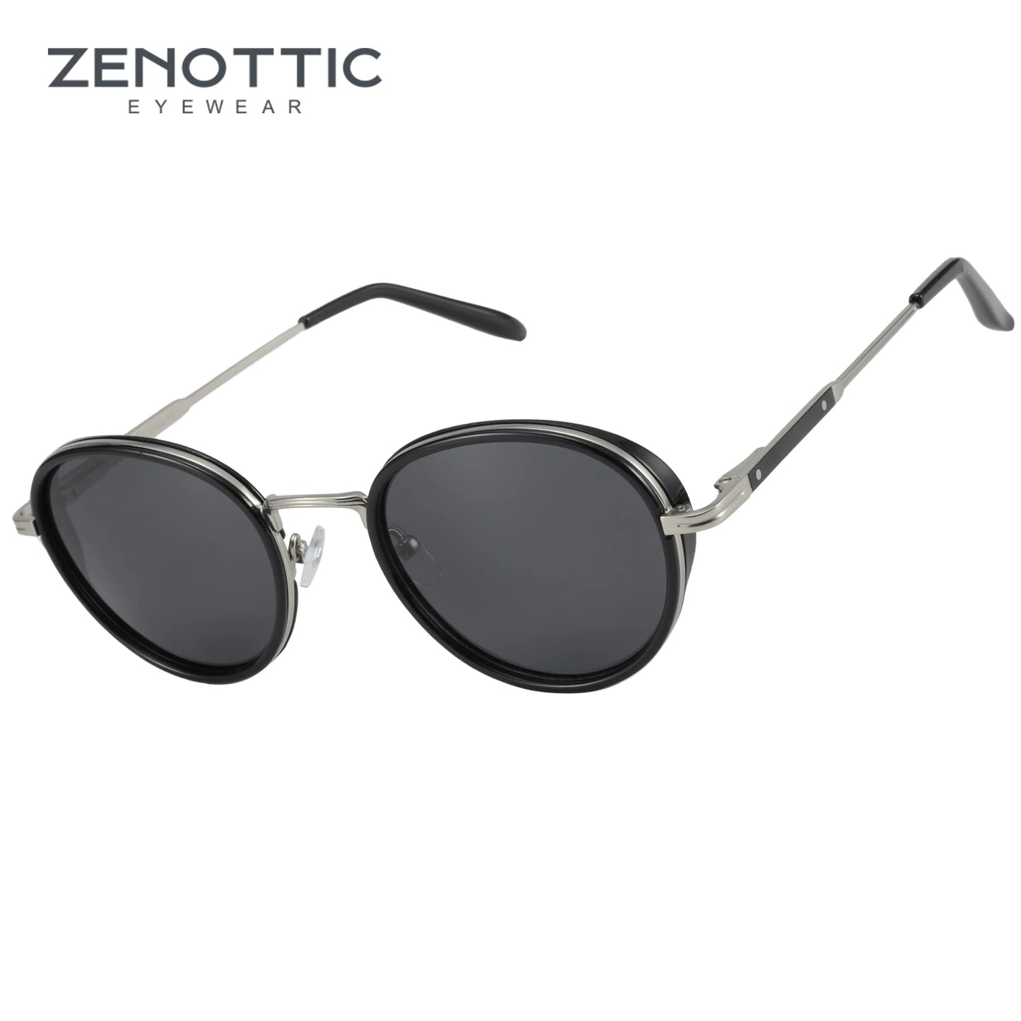 ZENOTTIC 2025 Retro | Polarized Round Shades – Classic Vintage Protection