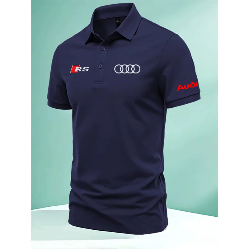 Audi Lapel Polo – Sporty Casual