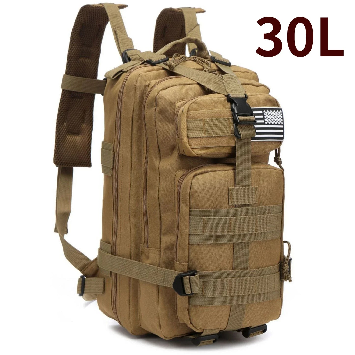 RangerTrek Tactical Backpack – 30L/50L Waterproof Nylon Outdoor Bag