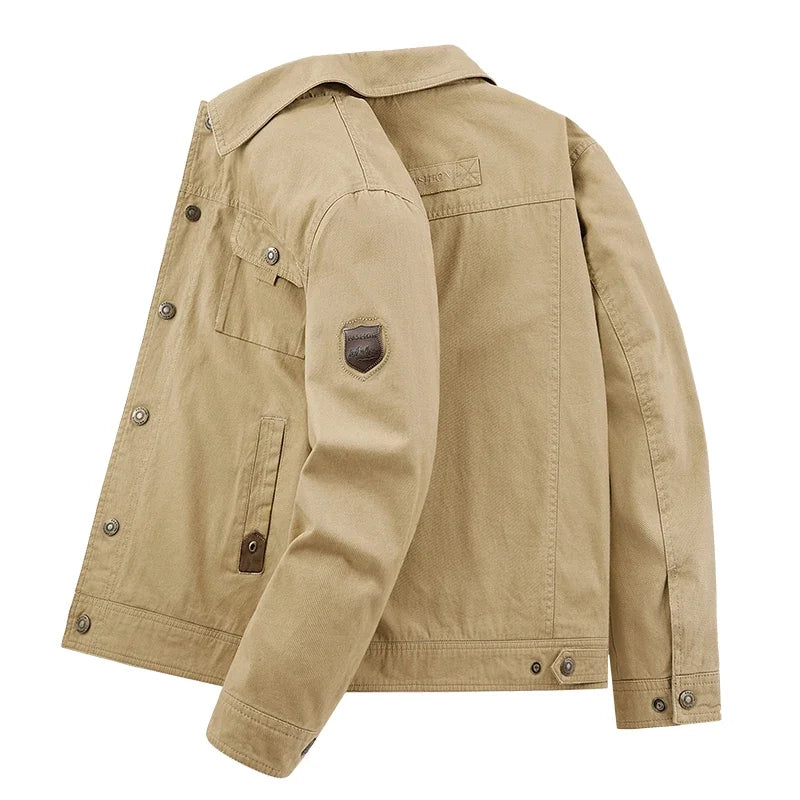 Classic Baseball Jacket — Warm Windproof Cargo Bomber, British Style