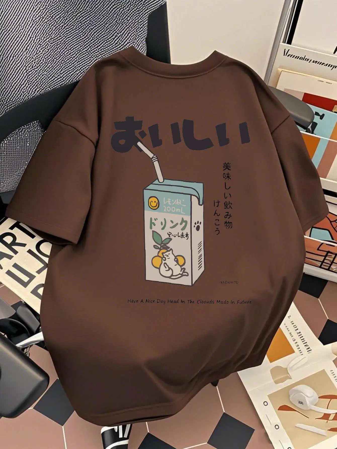 Printed Sports Cotton Tee – Premium Casual