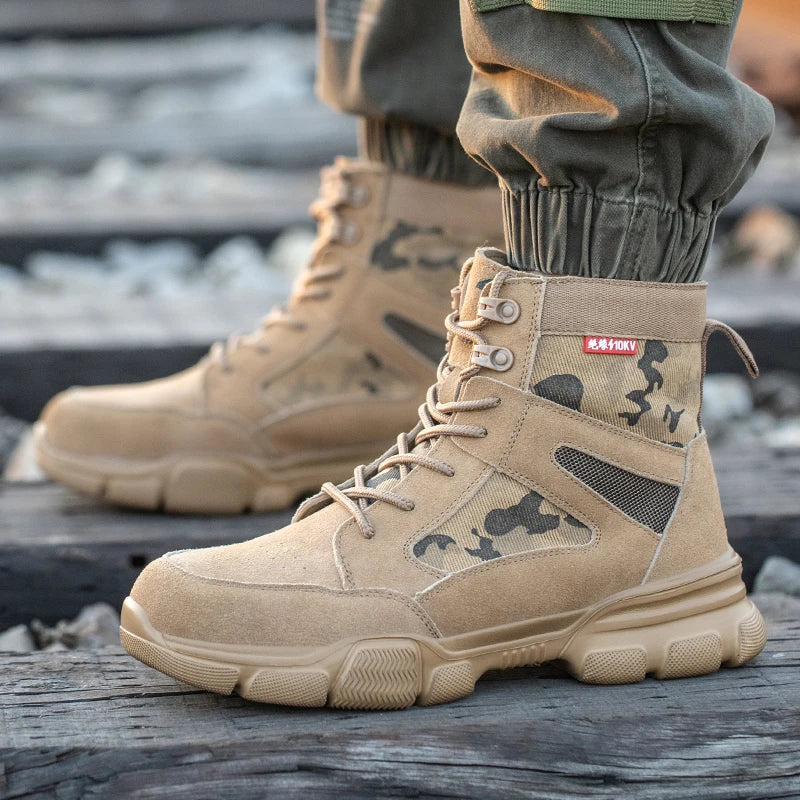Indestructible Safety Sneakers — Steel Toe & Puncture-Proof Tactical Shoes