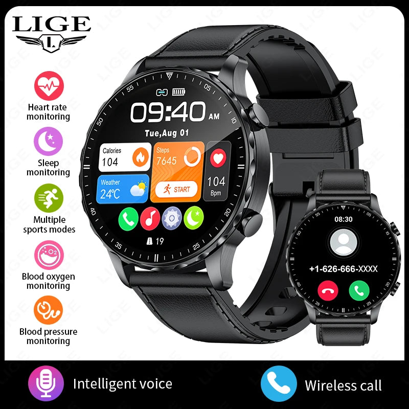 Magnetic Strap Smartwatch – Bluetooth Call, Health Monitor, Sports Features