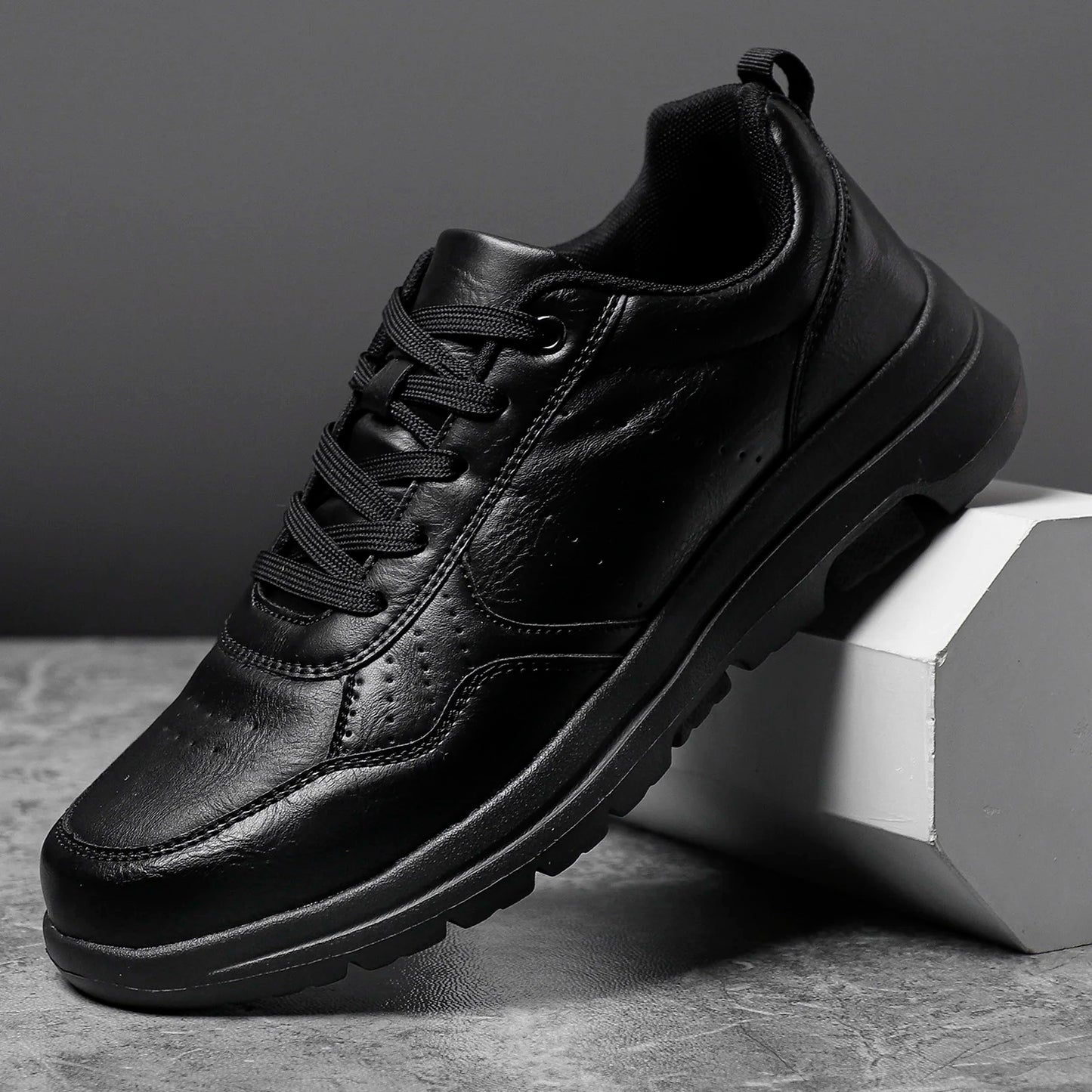 Soft Moccasin Sneakers — Casual Leather with Solid Urban Design