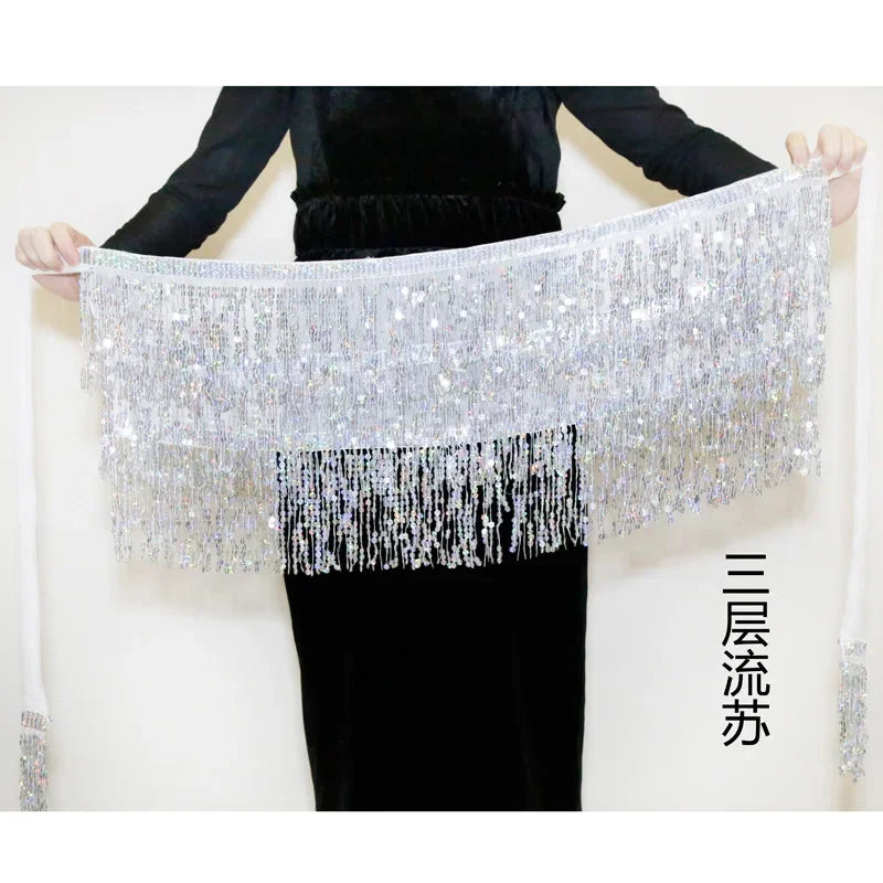 Sequin Tassel Mini Skirt — Dance & Party Ready