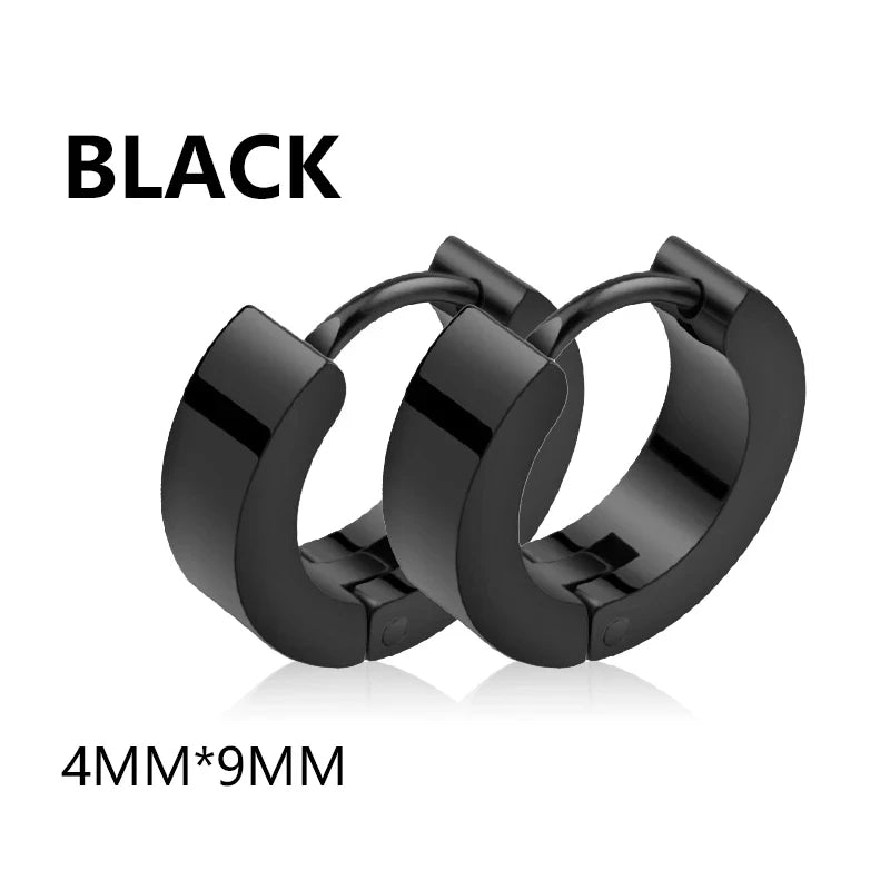 Geometric Triangle Stud Earrings – Punk Rock Style for Unisex
