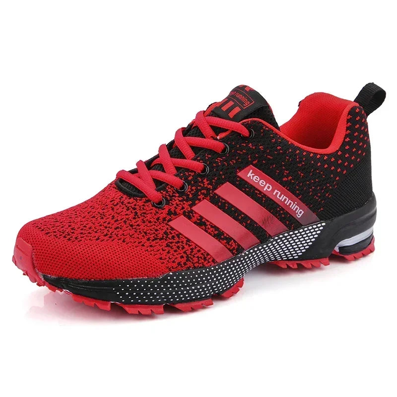 Breathable Mesh Running Sneakers — Lightweight Outdoor Athletic Jogging Shoes